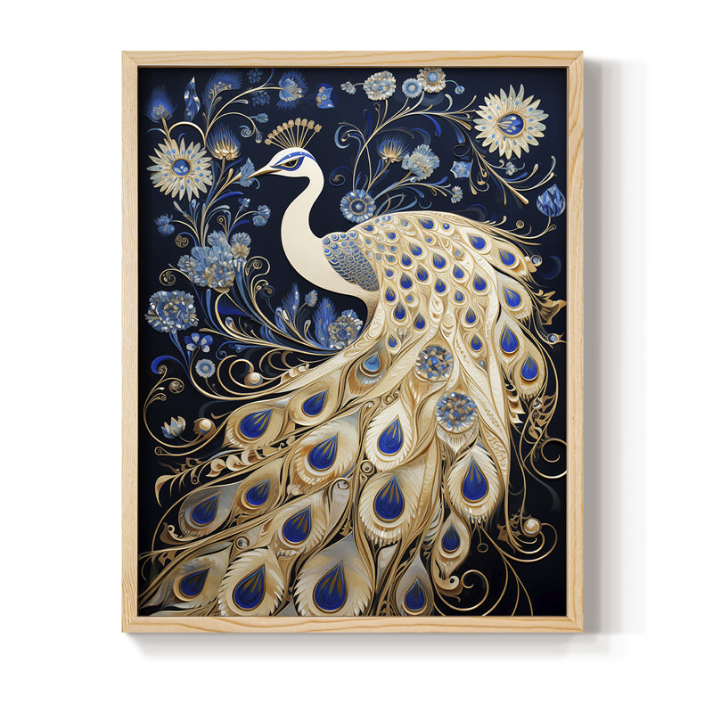 ANIMALS Series CCXXXVII Framed Print - Solid Wood, 15'' H x 12'' W
