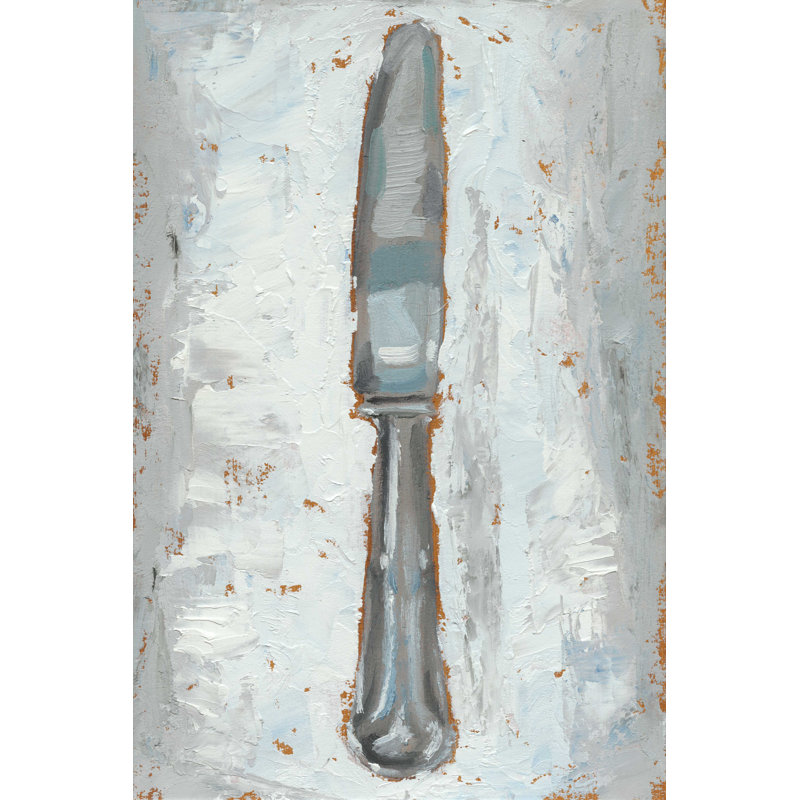 Coutellerie impressionniste III, H 18 po x l 12 po