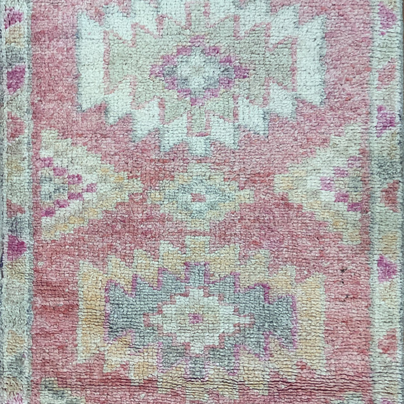 Bungalow Rose Handmade Turkish Oushak Wool Runner