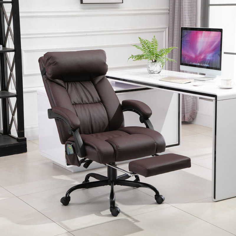 Chaise de cadre ergonomique, Brun