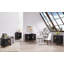 Marvell Rectangular End Table with Storage, MDF Wood Base, and Textured Cabinet Design