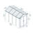Palram - Canopia Rubicon Polycarbonate Storage Shed-96215339