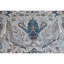 Tapis unique gris / bleu / ivoire / brun de 11 pi 11 po x 14 pi 7 po