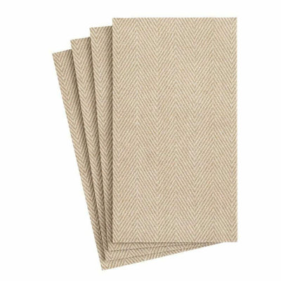 EcoLuxe Tan Guest Towels - 12 Pack
