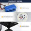 Solar Wall Light Outdoor Classic Black