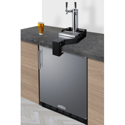 Summit Appliance 24" Wide Floating Tap Built-In ADA-Compliant Beer Kegerator