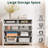 White Chest Of Drawers For Bedroom With 5 Drawers, 39.4" Wood Dresser With Metal Handles, Modern Drawer Dresser For Bedroom, Living Room, Porch-2060192531