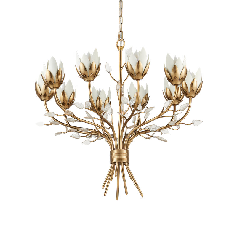 Star Magnolia Chandelier, 26.25'' H X 26.25'' W X 26.25'' D