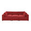 Canapé modulaire de coin avec repose-pieds 108,5 po Arregui-1858441849