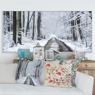Winter Road In The Snowy Forest " Winter Road In The Snowy Forest "