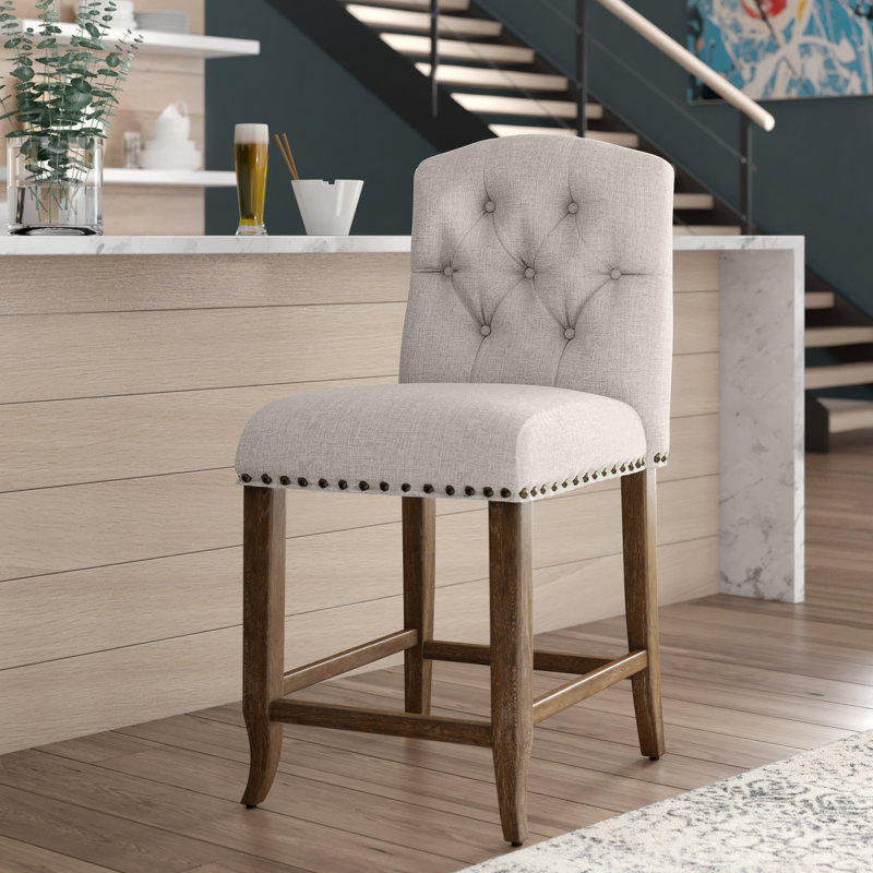 Wilfred 31" Stool, Ivory, Counter Stool (24.75" Seat Height)