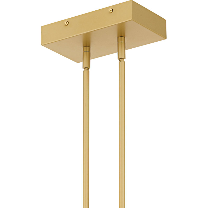 Aurelia Integrated LED Linear Chandelier, Gold