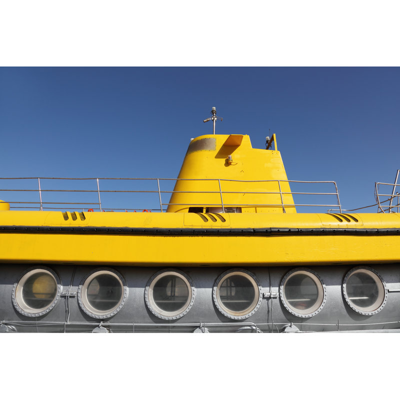 " Yellow Tourist Submarine " by Arturbo, 12'' W x 8'' H