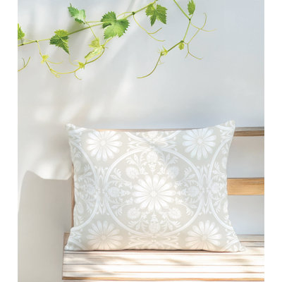 Coussin lombaire d'extérieur Daisy Tile