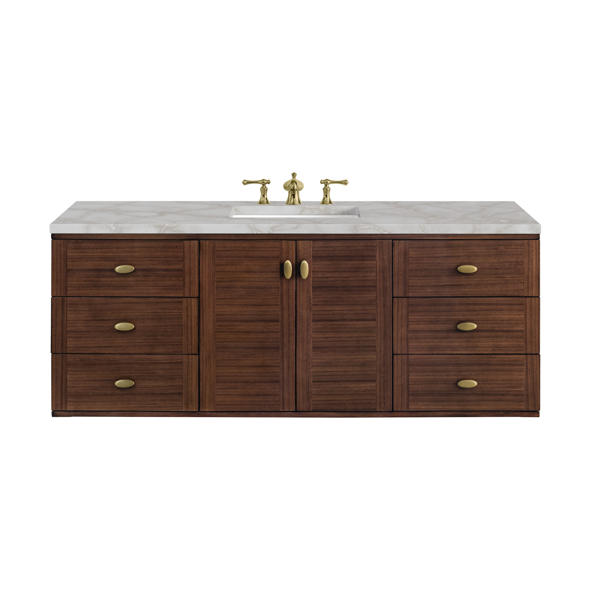 Aliza 60" Single Bathroom Vanity Set, Victorian Silver, 8" Widespread