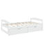Lit plateforme simple avec deux compartiments de rangement-1908683494