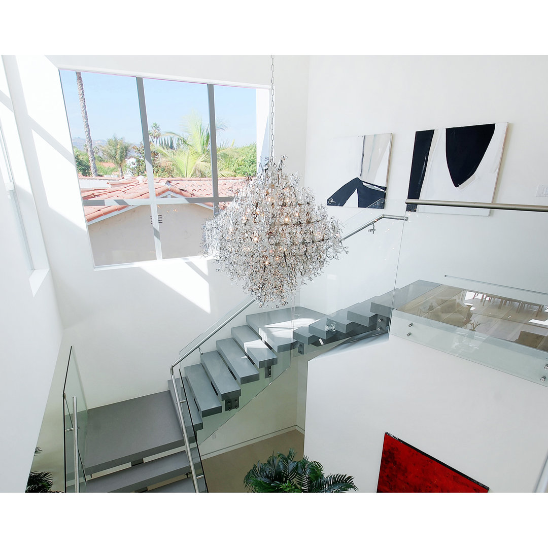 Leonia 21 - Light Dimmable Geometric Chandelier Orren Ellis