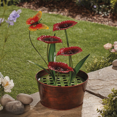 Joondalup Outdoor Metal Weather Resistant Sculptural Fountain
