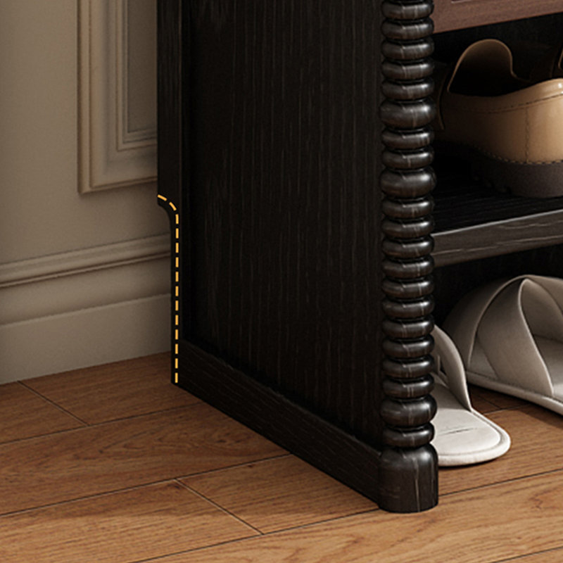 Armoire de rangement à grande capacité, Noir