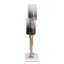 Bougeoir de table 16,5 po en verre