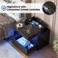 60cm W Manufactured Wood Bedside Table-355477375