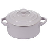 Le Creuset Stoneware 8 oz. Mini Round Cocotte with Lid