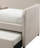 Jagger Fog Fabric Daybed W/Trundle