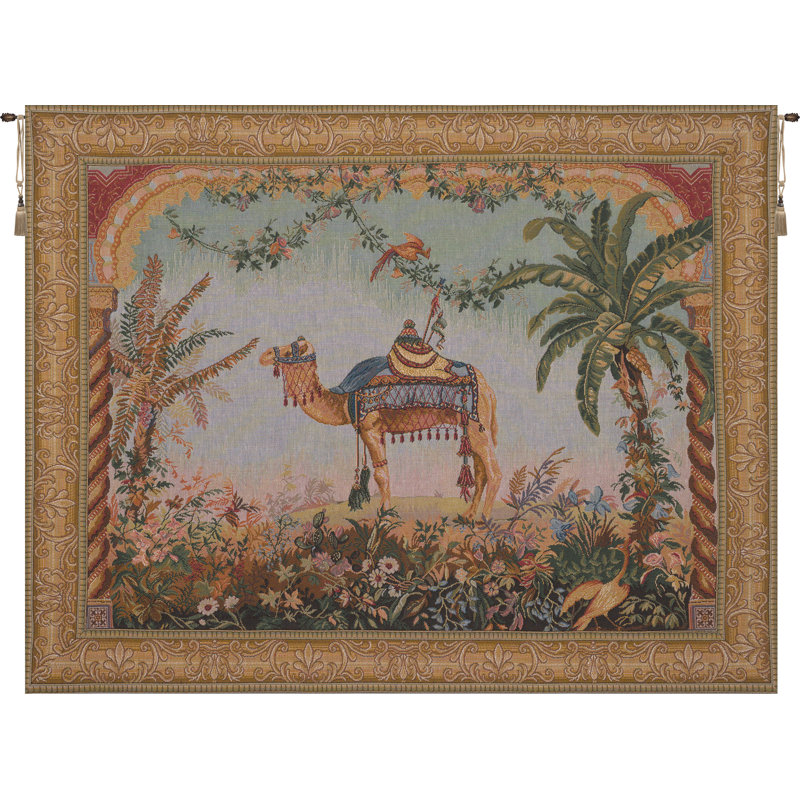The Camel European Tapestry Wall Hanging