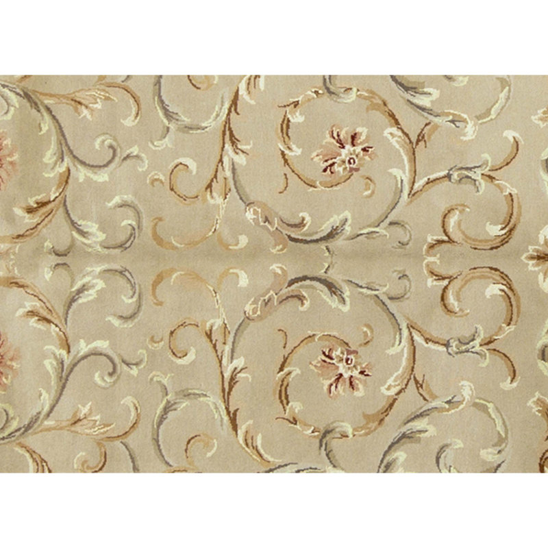 Handmade Silk and Wool Oriental Area Rug