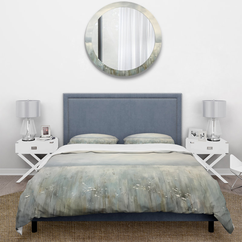 Ensemble de housse de couette Meadow Minimalisme Horizon I - Paysages - Microfibre de polyester
