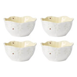 Lenox Butterfly Meadow Floral Set Of 4 Dessert Bowls - Yellow