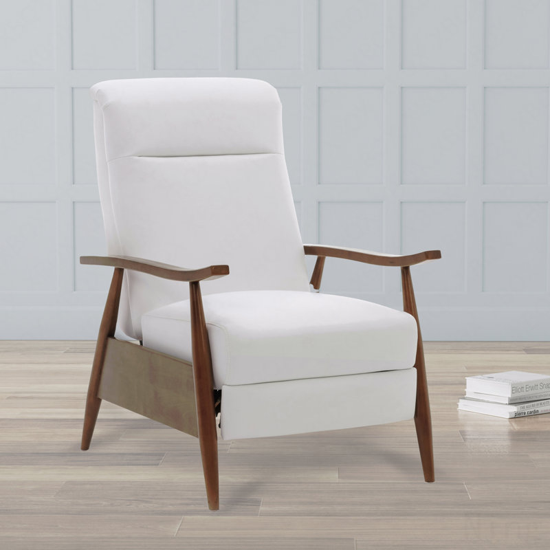 Fauteuil inclinable Milky, Blanc
