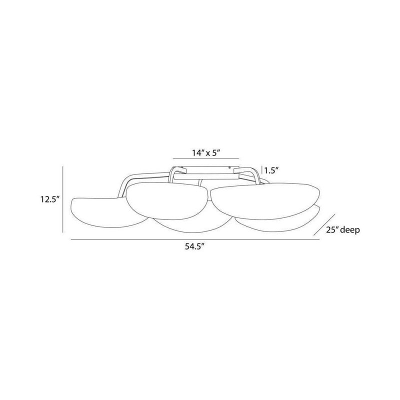 Theo 13 - Light Flush Mount
