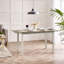 Alissah Rubberwood Extending Dining Table Set - Traditional Rustic Farmhouse Style-832949799-825159095