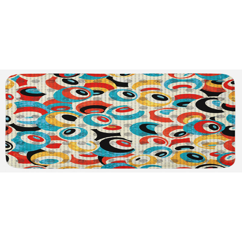 Modern & Contemporary Polyester Kitchen Mat