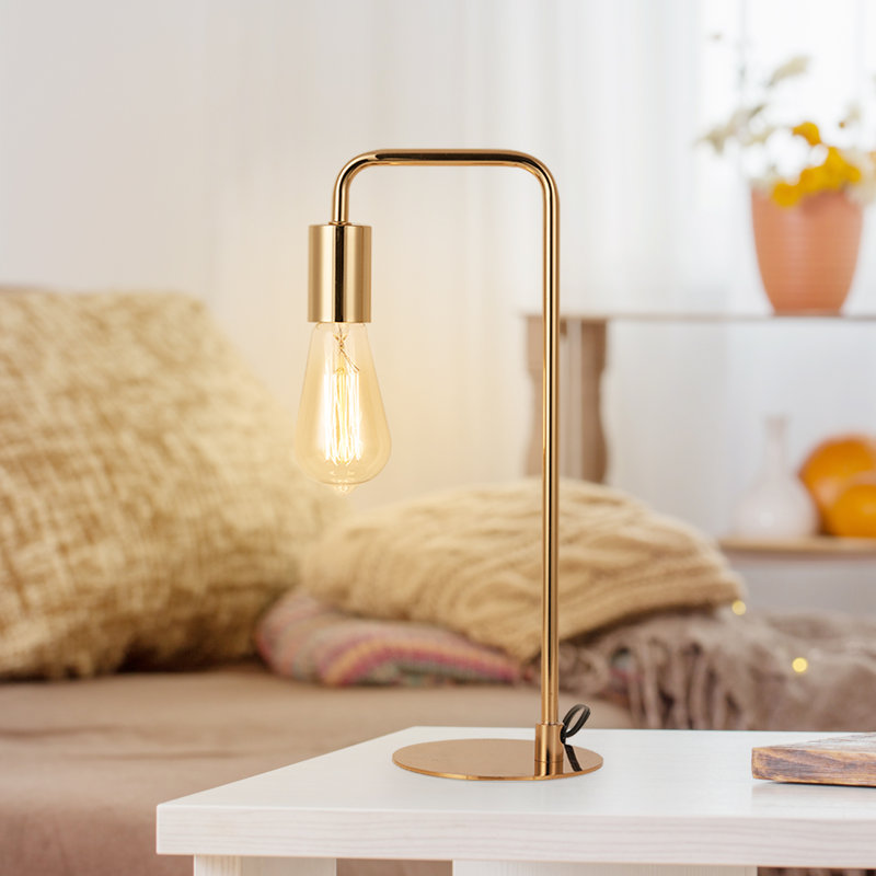 Gonsales Metal Desk Lamp, Gold
