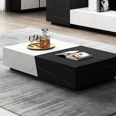 Table basse en pierre frittée de style italien