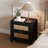 Rattan Nightstand (Set Of 2) With Wireless Charging Station & Two Drawers-1480598860