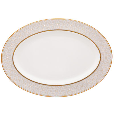 Noritake Noble Pearl Oval Platter, 14"