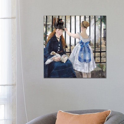 The Railway, 1873 by Edouard Manet - 1 Piece Wrapped Canvas Painting