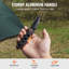 Folding Pocket Knife, 3 in/7.6 cm 7Cr17Mov Blade, Aluminum Handle Small EDC Knife with Pocket Clip, Sharp Camping Survival Hiking Knife, 2.8 oz/0.08 kg Easy to Carry for Men Women Self Defense