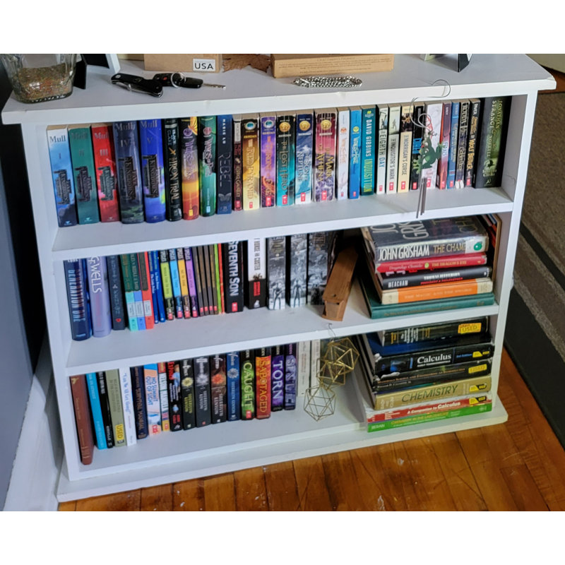 Alekos Small Bookcase, Cottage White