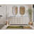 Chicago 84 " W Freestanding Standard Double Vanity Bathroom Vanity With Quartz Top