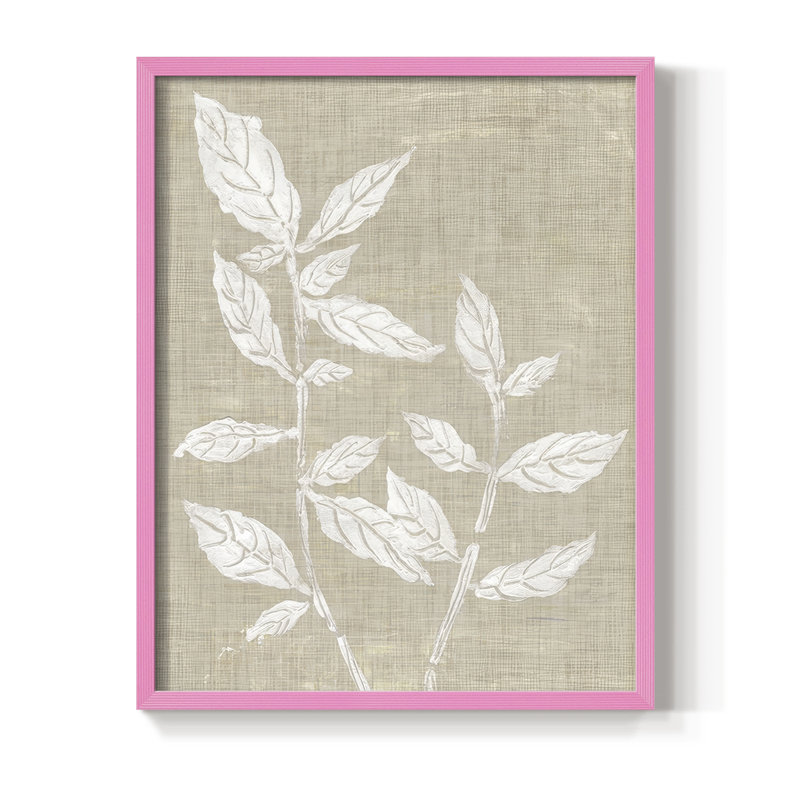 Autumn Romance I, reproduction encadrée - bois massif, H 15 po x l 12 po, Rose