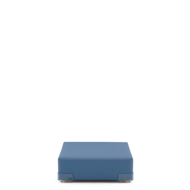 Plastics Tech Square Ottoman, Powder Blue