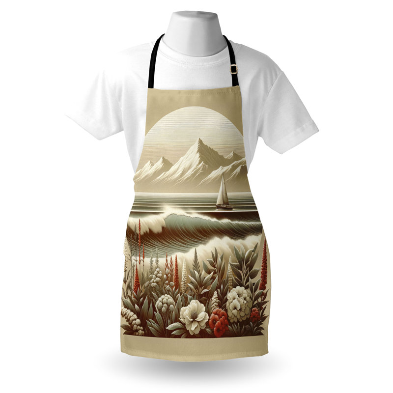 No Pattern Bib Apron