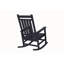 Fauteuil à bascule surdimensionné résistant aux intempéries avec dossier ergonomique, siège d'extérieur confortable pour pelouse et jardin