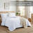 Microfiber Embossed Queen Quilt Sets| Hotel-Quality Bedspread-121432090-123141037