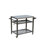 3-Shelf Stainless Steel Outdoor Grill Table With Rust-Proof Countertop And Mesh Partition For Easy Maintenance