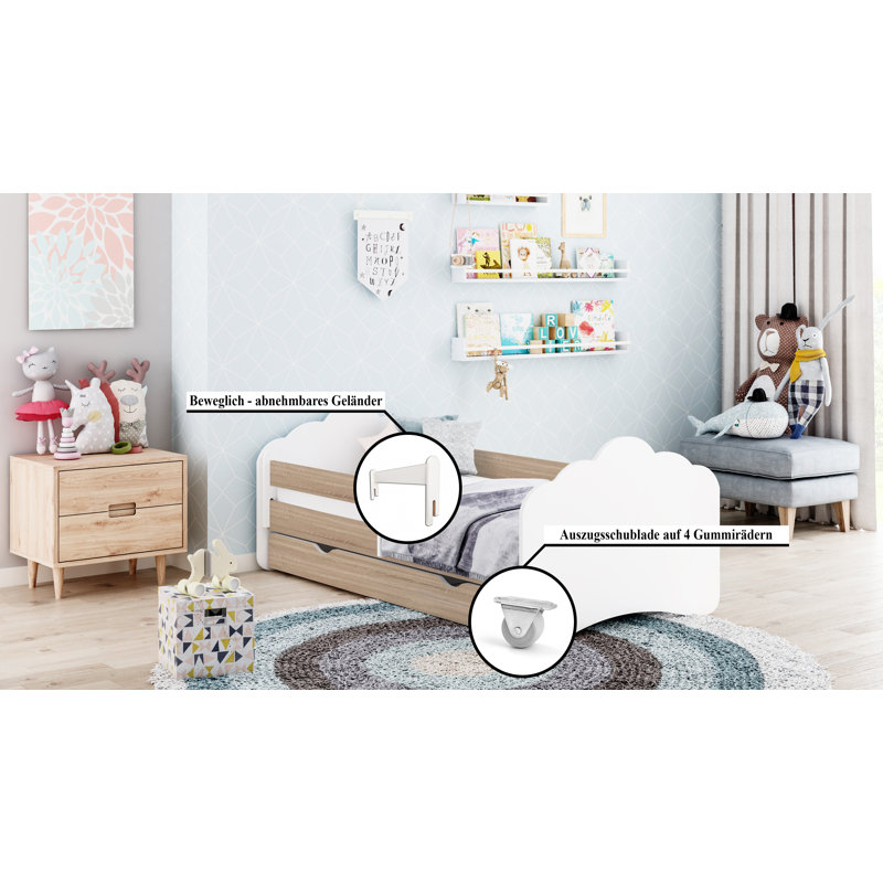 Ralon Cabin Bed Themed Beds, Sonoma Oak